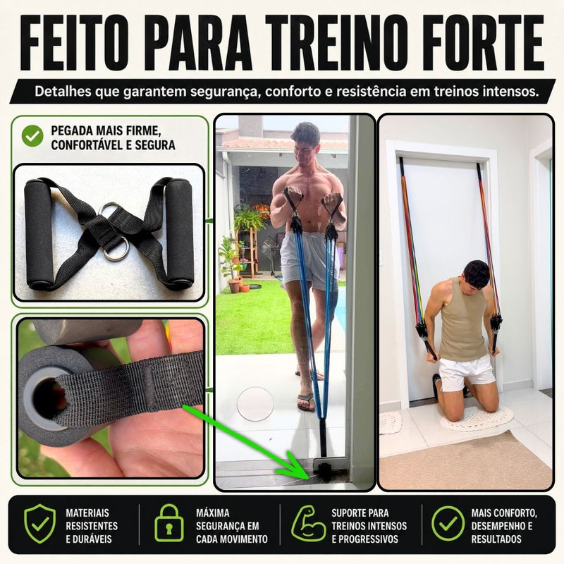KIT ELITE DUO • 10 ELÁSTICOS • ATÉ 91 KG