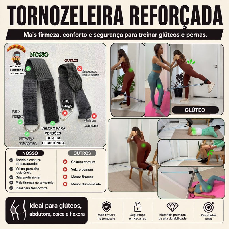 KIT ELITE DUO • 10 ELÁSTICOS • ATÉ 91 KG